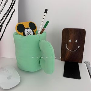 Mok Vorm Grote Capaciteit Pennenhouder Potlood Make Storage Box Desktop Organizer Stand Case School Kantoorbenodigdheden