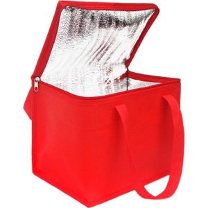 Opvouwbare Grote Koeltas Draagbare Voedsel Taart Geïsoleerde Zak Aluminiumfolie Thermische Doos Waterdicht Pak Ijs Lunchbox Levering Zak