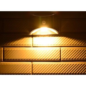 Solar Light Outdoor Wandkandelaar Tuin Beveiliging Lamp Waterdichte Draadloze Sunpower Lamp Voor Huis Voordeur Buiten Patio Hek