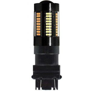 Hyzhauto 1Pc 1157 P21/5 W BAY15D T25 3157 W21/5 W 7443 T20 Led Dual- kleur Auto Licht 4014 66-SMD Led Richtingaanwijzer Drl Lamp 12V