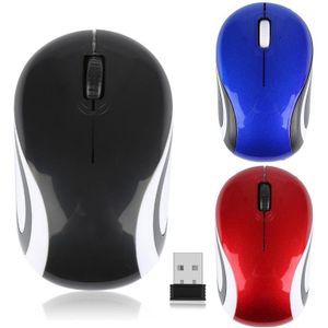 Draadloze Gaming Muis Optische Muis Met Usb-ontvanger 2000Dpi Ultra Thin 2.4Ghz Ergonomische Muizen Voor Computer Laptop Geluid stille