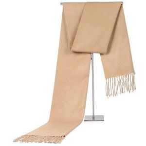 Business Casual Mannen Sjaal Warme Winter Lange Faux Kasjmier Mannelijke Shawl Tippet Kaki Rode Sjaal Kwastje Sjaals voor Mannen