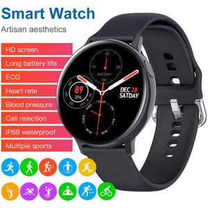 Smart Horloge Mannen Vrouwen S20 Ecg Full Touch Screen Ip68 Waterdicht Hartslag Bloeddruk Smartwatch Relojes Inteligentes # G35