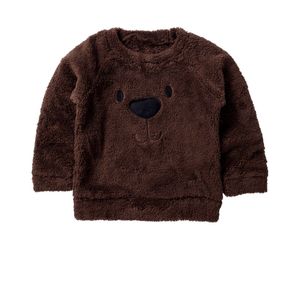 Meihuida Peuter Kids Baby Meisjes Jongens Dragen Trui Winter Warm Top Lange Mouw Bont Trui Dikke Warme Kleding