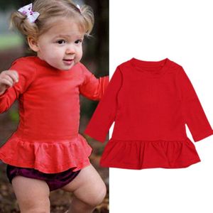 Lente Baby Kleding T-shirt Tops Kinderkleding Meisjes 4-24 Maanden Verjaardag Outfit Peuter Baby Party Shirts Kostuum