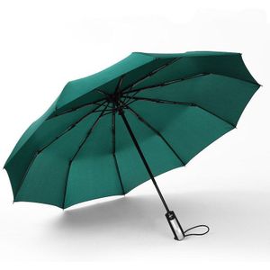 Wind Regen Slip Pongee Paraplu Volautomatische 10K 3 Vouwen Grote Opvouwbare Parasol Voor Vrouwen Mannen Business reizen Auto