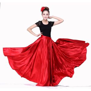 Flamenco Dans Kostuum Buikdansen Rok Spaanse Stierengevecht Swing Rok Kostuum Top En Rok Bigdance Rok