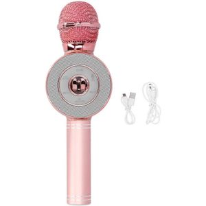 WS668 Draadloze Speaker Fm Radio Muziek Mic Thuis Ktv