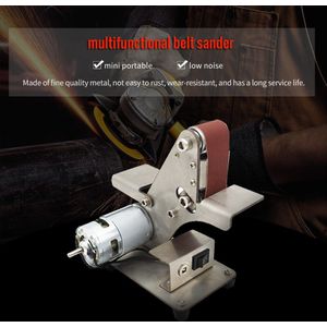 775/795/895 Motor Bandschuurmachine Mini Slijpen Sander Mini Bandschuurmachine Grinder Zand-Riem Machine Kleine Diy Polijsten machine