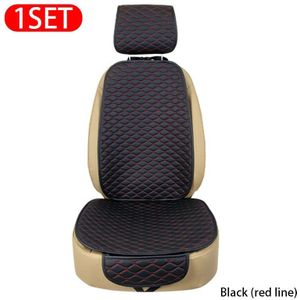 Pvc Lederen Auto Bekleding Vier Seizoenen Voor Achter Anti Slip Kussen Ademend Protector Mat Pad Voor Auto Interieur Accessoires