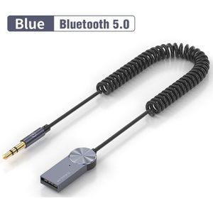 Kuulaa Bluetooth 5.0 Ontvanger Voor Draadloze Usb Adapter 3.5Mm 3.5 Jack Aux Audio Muziek Zender Auto Bluetooth 5.0 Adapter