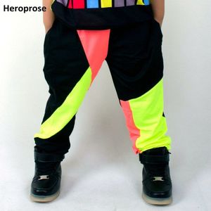 Kids Adult Lente Zomer Joggingbroek Kostuums dragen dunne Kleurrijke patchwork Panelled jazz broek harem Hip Hop Dance Broek