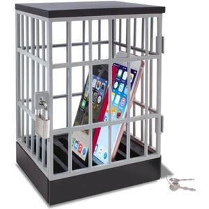 Mobiele Telefoon Gevangenis Mobiele Gevangenis Lock Up Veilig Smartphone Thuis Tafel Kantoor Gadget Opbergdoos Locking Kooi Party Opslag