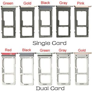 50 stuks Voor Samsung Galaxy S10 S10 Plus Sim Kaartlezer Houder Dual & Single Sim-kaart Lade Houder Slot adapter