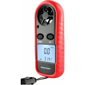 30 M/s Wind Meter Draagbare Digitale Anemometer Beaufort Schaal Luchtsnelheid Maatregel Gereedschap-10 ~ 45C Thermometer Lcd backlit