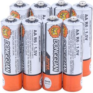 8Pcs Droge Batterij 1.5V Aa Zink Koolstof Batterij Um3 Lr6 Droge Batterijen Voor Speelgoed Afstandsbediening Led Zaklamp, koplamp, Camera