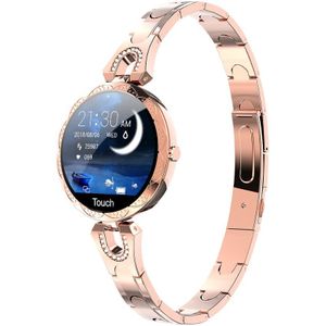 Vrouwen Smart Watch AK15 Luxe Mode Smart Armband Hartslag Waterdichte Fitness Tracker Voor Android Ios Telefoons Pk H8 KW10 W8