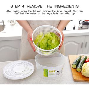 Groente Droger Salade Spinner Fruitmand Groente Wasmand Opslag Drogen Machine Kitchen Tools