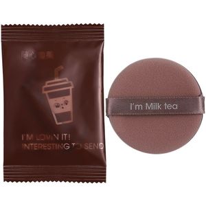 Professionele Ronde Vorm Zachte Cosmetische Puff Facial Gezicht Lichaam Powder Foundation Puff Draagbare Make-Up Foundation Spons