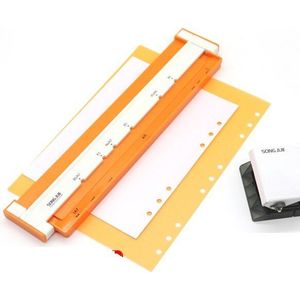9-perforator voor B5 Papier; 6-hole Hole Punch voor A5 A6 A7 losbladige Notebook Core Creatieve Briefpapier Kit Papieren Punchers