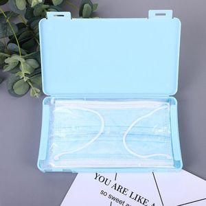 Pp Masker Opbergdoos Masker Houder Draagbare Stofkap Vochtbestendige Kinderen Student Masker Doos Diverse Kleuren