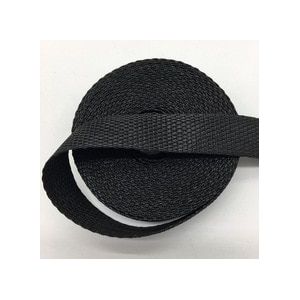 5 yards 3/4 Inch (20mm) zwarte Band Nylon Knapzak Strapping Veiligheidsgordel DIY Huisdier Touw Naaien Ambachten