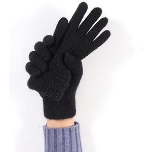 Touch Screen Handschoenen Voor Winter Alpaca Wol Gebreide Mannen Handschoenen Vrouwelijke Warme Mitten Outdoor Rijden Koude-Proof Handschoen guantes Mitt