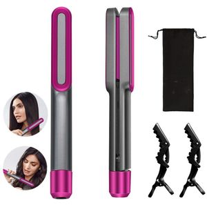 2 In 1 Professionele Stijltang Curler Kemei Haarverzorging Irons Toermalijn Keramische Plaat Stijltang Salon Ionen 230 Graden ijzer
