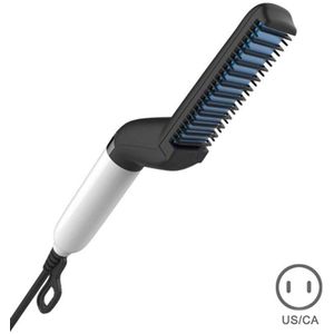 Multifunctionele Haar Kam Borstel Baard Stijltang Rechtzetten Rechttrekken Kam Haar Krultang Quick Haar Styler Voor Mannen