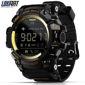 Lokmat MK16 Smart Horloge Mannen Bluetooth Digitale Horloge Leven Waterdichte Stappenteller Wekker Sport Smartwatch Vrouwen Voor Telefoon