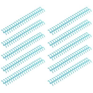 10 Stuks Plastic Losse Leaf Link Spiraal Cirkels Bindmiddel Ring Voor 30 Gaten Notebook