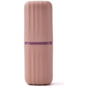 Eenvoudige Huishoudelijke Reizen Draagbare Mondwater Cup Tandenborstel Tandpasta Kam Mondwater Cup Multifunctionele Opbergdoos Set