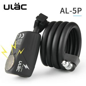 Ulac Fiets Alarm Lock Super Luid Alarm Hoorn Anti-Diefstal Kabelslot Voor Mtb Racefiets Vouwfiets Scooter