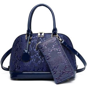 Luxe Snake Print Tassen Voor Vrouwen Lederen Handtassen Schoudertassen Beroemde Crossbody Bag Purse Dames Tas Set Sg62
