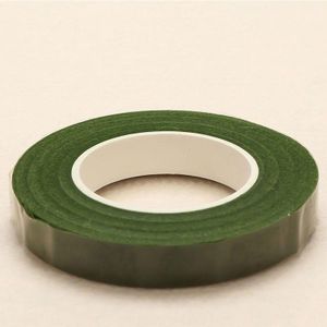 Bloemen Groen Tapes 12Mm * 27M/Roll Tape Corsages Knoopsgat Kunstmatige Bloem Meeldraden Wrap Bloemist Groen Tapes elastische Tape