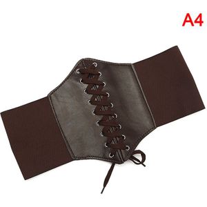 Trend Vrouwen Body Shaper Gesp Brede Tailleband Taille Riem Underbust Corset Riem