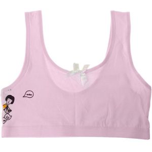 Jong Meisje Training Yoga Beha Cartoon Beha Tiener Katoenen Vest Camisoles Ondergoed Voor 8-17Years Oude