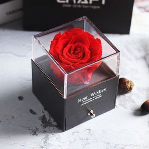Schoonheid En Het Beest Rode Roos In Een Glazen Koepel Op Rose Woonkamer Slaapkamer Tafel Decoraties Valentijnsdag verjaardag