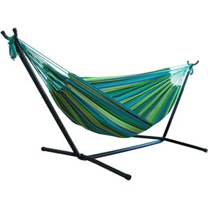 Draagbare Outdoor Canvas Hangmat Stand Camping Slapen Swing Opknoping Bed Tuin Sport Thuis Travel Camping Swing Hangen Bed