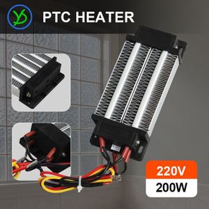 Geïsoleerde Thermostatische Incubator Onderdelen Ptc Keramische Air Heater Elektrische Kachel 200W 220V 120x50mm