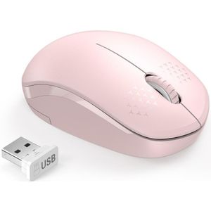 Seenda 2.4G Draadloze Muis Voor Laptop Desktop Stille Muizen Draagbare Mute Muizen Voor Notebook Mini Muis Computer 1600 Dpi mause