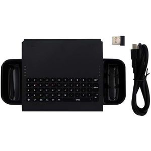 2.4G Draadloze Toetsenbord Oplaadbare Handheld Keyboard Chatpad Met Houder Voor Nintendo Switch Vreugde-Con Controller