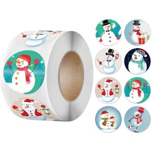 1Pcs Pack Sticker Kerstvakantie Decorating 1 Roll 500 Berichten Kerst Muur Stickersнаклейки На Стену