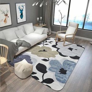 Houten Vloer Bescherming Tapijten Voor Moderne Woonkamer Antislip Landschap Tapijt Afdrukken Bank En Salontafel Voet Mat home Decor