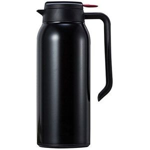 Roestvrij Staal Thermische Koffie Karaf, Dubbelwandige Vacuüm Thermos met Lekvrije, 12 Uur Warmte-isolatie, 1.5 Liter 50 oz