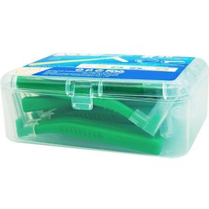 Asus L Vorm Push-Pull Rager 20 Stks/doos Oral Care Tanden Whitening Tooth Pick Tand Orthodontische Tandenstoker Tand