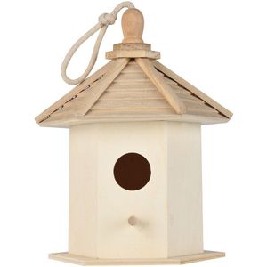 Grote Nest Dox Nest Huis Vogelhuisje Vogelhuisje Doos Vogel Houten Box Mooie Handgemaakte Outdoor Vogelnest birdhouse Diy Huisdier