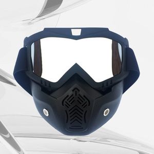 1Pc Outdoor Goggles Masker Off-Road Uitrusting Afneembare Masker Helm Goggles Voor Mannen Tieners Vrouwen