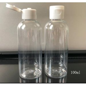 2 stks/partij 100ml Plastic Liquid Shampoo Clear Make Container Lotion Multifunctionele Reizen Fles