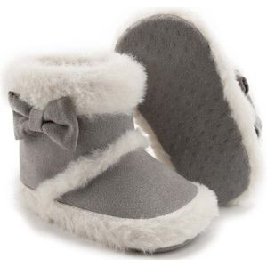 Pasgeboren Peuter Schoenen 0-18 Maanden Winter Baby Meisje Plus Klittenband Warme Schoenen Baby Soft Sole Strik snowboots